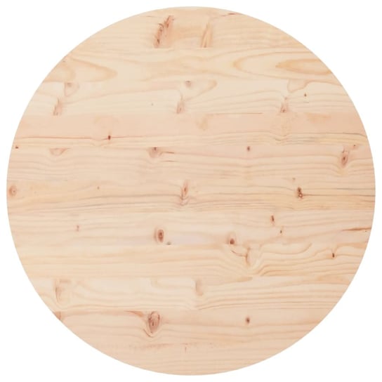 Drewniany blat okrągły 90 x 3 cm - sosna / AAALOE Inna marka