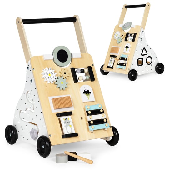 Drewniany Chodzik Pchacz Wózek Edukacyjny Dla Dzieci Ecotoys Inna marka