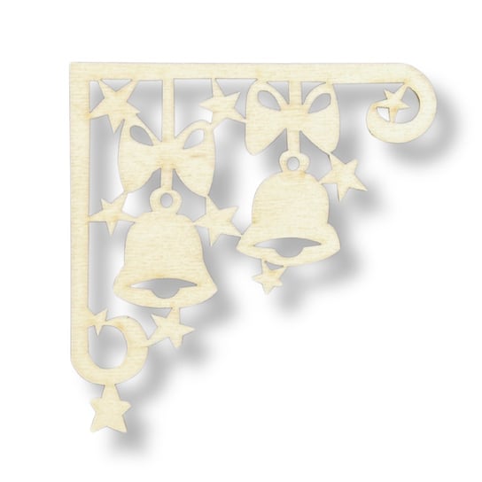Drewniany dekor dzwonki dzwony dzwoneczki ze sklejki decoupage ozdoba Kolorowe Motki