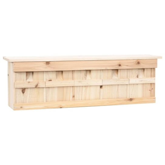 Drewniany domek dla wróbli 68x15x21cm, jodłowy Zakito