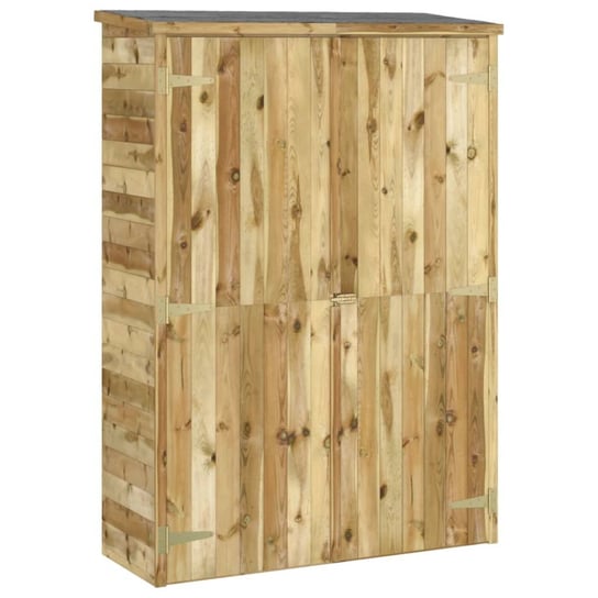 Drewniany domek gospodarczy 123x45x171 cm, zielony / AAALOE Inna marka