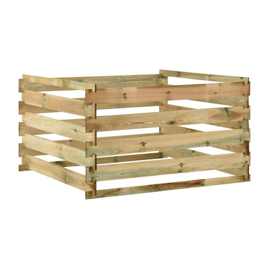Drewniany kompostownik ogrodowy 120x120x70 cm, zie Inna marka
