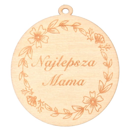 Drewniany medal Najlepsza Mama skrzynkizdrewna