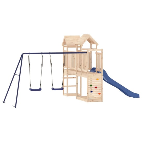 Drewniany plac zabaw dla dzieci - 445x339x214cm, n Inna marka