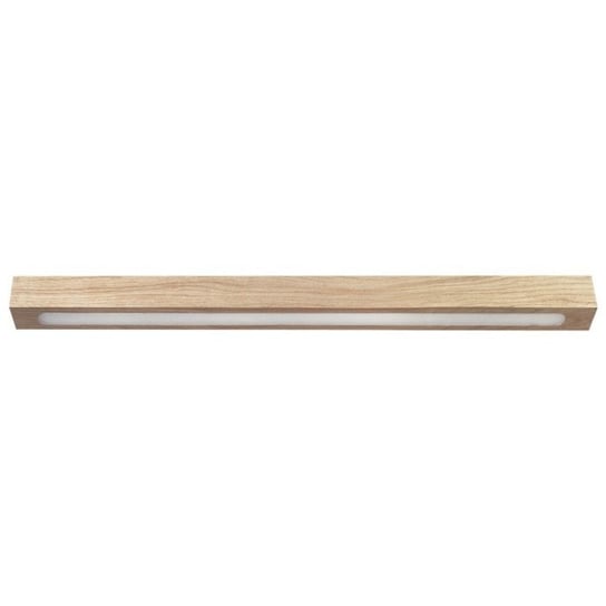 Drewniany plafon FUTURA WOOD LUX belka LED 12W 3000K przedpokoju dąb Sigma