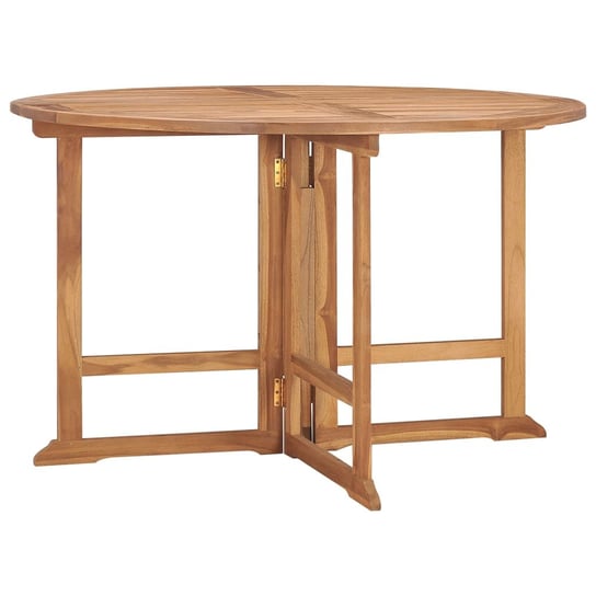 Drewniany składany stół ogrodowy - 110x75 cm, teko / AAALOE Inna marka