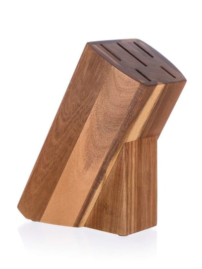 Drewniany stojak na 5 noży Brillante Acacia 23x11x10 cm Banquet