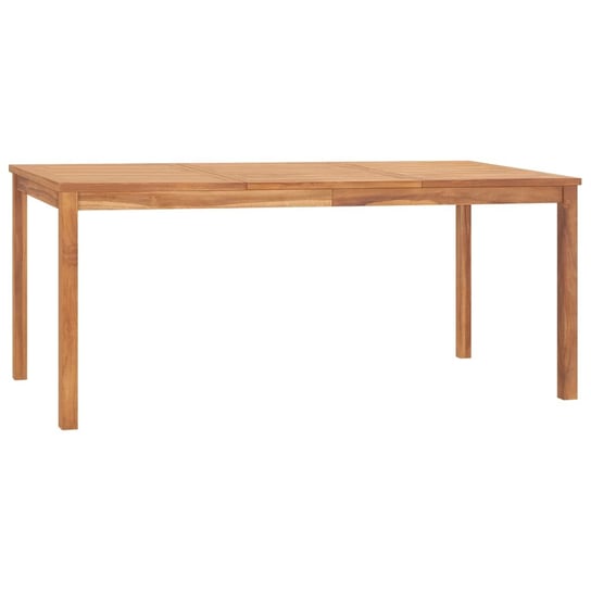 Drewniany stół ogrodowy tekowy, 180x90x77 cm, kolo / AAALOE Inna marka
