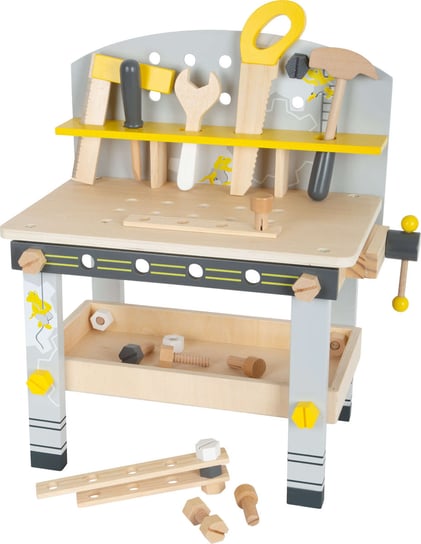 Drewniany stół warsztatowy narzędzia dla dzieci small foot
