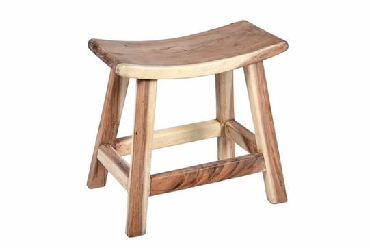 Drewniany stołek kuchenny TWÓJPASAŻ, beżowy TwójPasaż