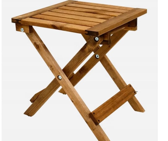 Drewniany stolik składany ogrodowy balkonowy taras Inna marka