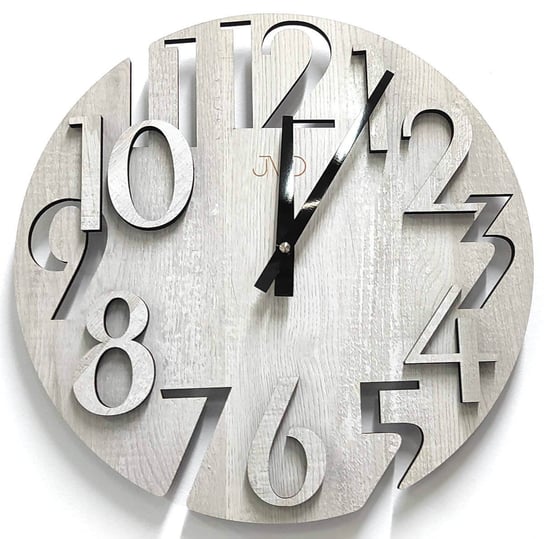 Drewniany zegar ścienny JVD HT113.2 średnica 40 cm JVD
