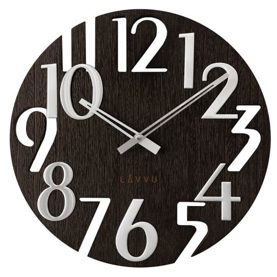 Drewniany zegar ścienny Lavvu LCT1010, średnica 40 cm LAVVU