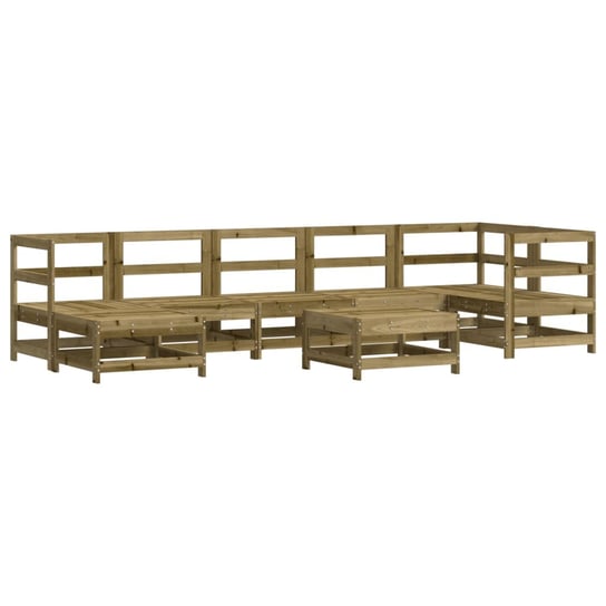 Drewniany Zestaw Wypoczynkowy Ogrodowy - 62x62x70, Zakito Europe