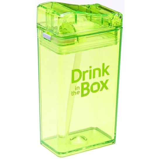 Drink In The Box, Bidon ze słomką, Green, 240 ml Drink in the Box