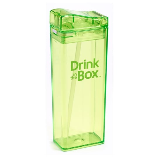 Drink In The Box, Bidon ze słomką, Green, 350 ml Drink in the Box