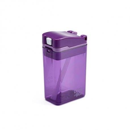 DRINK IN THE BOX Bidon ze słomką purple 240ml Drink in the Box