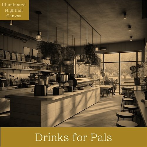 Drinks for Pals Illuminated Nightfall Canvas