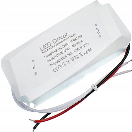 DRIVER LED 72W 600mA 54 - 84V zasilacz 18 - 24 x3W Inna marka