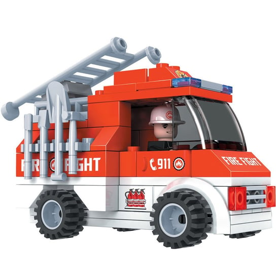Dromader, klocki konstrukcyjne Wóz strażacki z drabiną Dromader