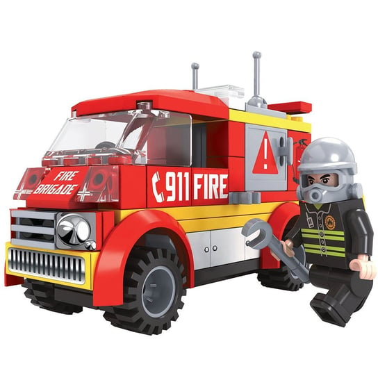 Dromader, klocki konstrukcyjne Wóz strażacki z gaśnicami Dromader