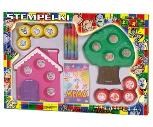Dromader, Stempelki - domek, zabawka edukacyjna Zabawkowy Zawrót Głowy