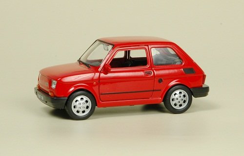 Dromader, Welly, FSO Fiat 126p., czerwony Welly