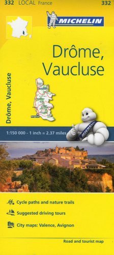 Drome, Awinion. Mapa 1:150 000 Michelin Travel Publications