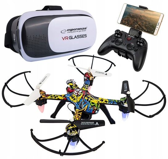 Dron z Kamerą Wifi + Okulary VR Podgląd Na Żywo AIG