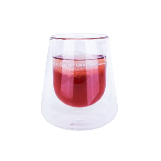 DropCup DuoGlass - szklanka z podwójnym dnem do kawy, herbaty, napojów ALLOCACOC