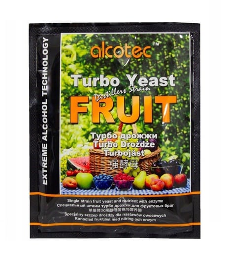 Drożdże do owoców TURBO FRUIT alcotec Inna marka