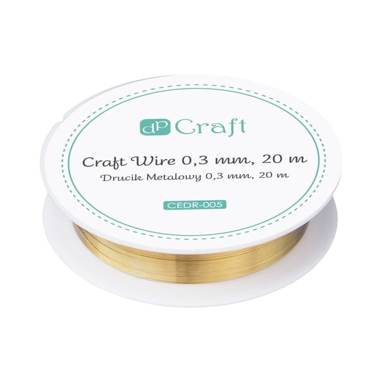 Drucik Metalowy 0,3 Mm 20 M – Złoty Dalprint dpCraft