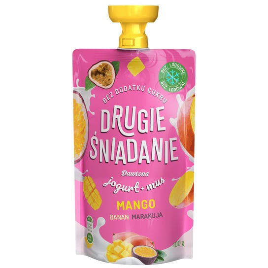 Drugie śniadanie mus mango banan marakuja 100g Drugie Śniadanie