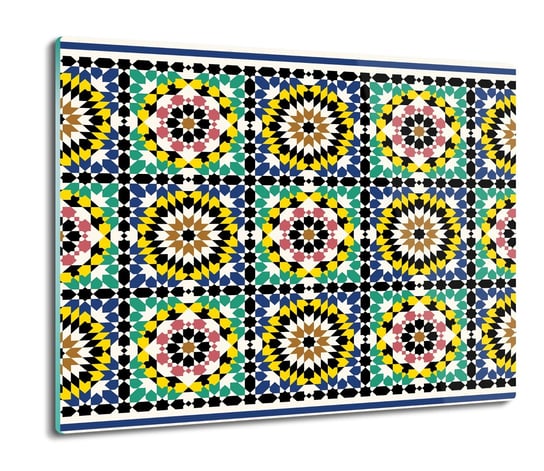 druk osłona do kuchenki Mozaika kwiaty wzór 60x52, ArtprintCave ArtPrintCave