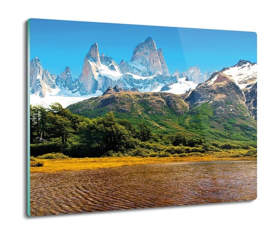 druk osłona do kuchenki Patagonia góry woda 60x52, ArtprintCave ArtPrintCave