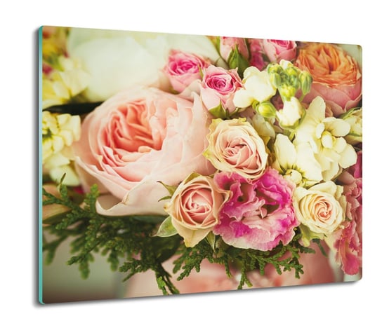 druk osłona na indukcję Kwiaty bukiet róże 60x52, ArtprintCave ArtPrintCave