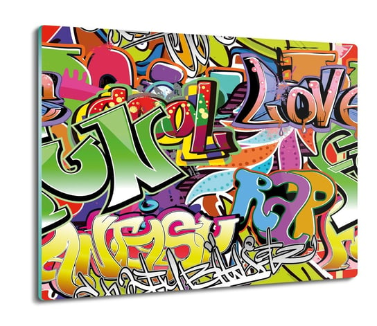 druk osłona splashback Graffiti napisy mur 60x52, ArtprintCave ArtPrintCave