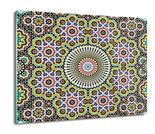 druk splashback z foto Mozaika kwiaty wzór 60x52, ArtprintCave ArtPrintCave