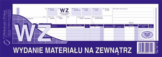 Druk Wz Wydanie Materiałów Na Zewnątrz 1/2 A4 Michalczyk MICHALCZYK I PROKOP