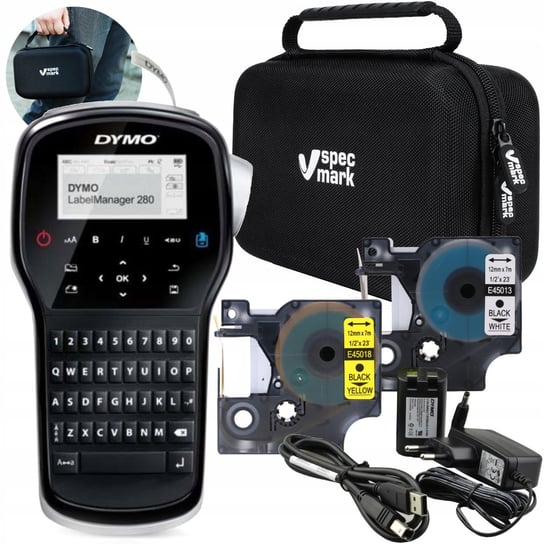 Drukarka etykiet DYMO LabelManager LM280 zestaw z walizką + 2 taśmy D1 DYMO