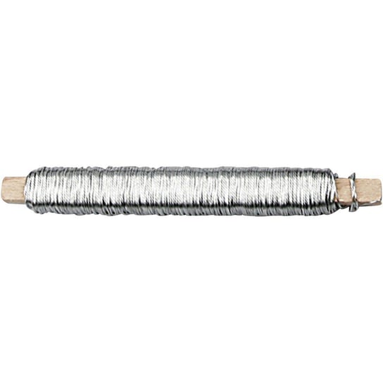 Drut florystyczny srebrny 0,6 mm 50 m Inna marka