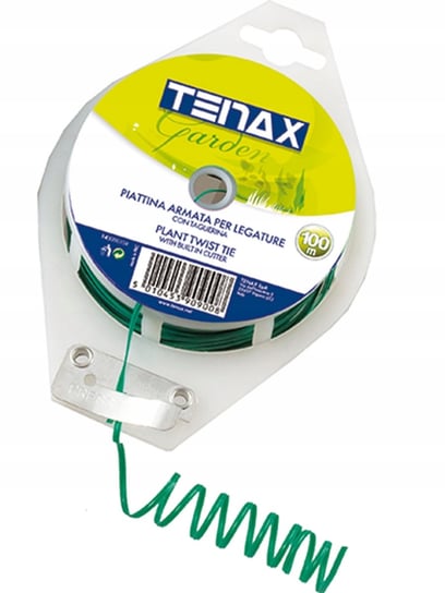 Drut wiązałkowy zielony z obcinaczem 100 m - 5szt! / TENAX Inna marka