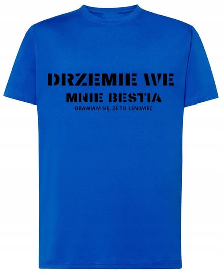 DRZEMIE WE MNIE BESTIA T-SHIRT Rozm.M Inna marka