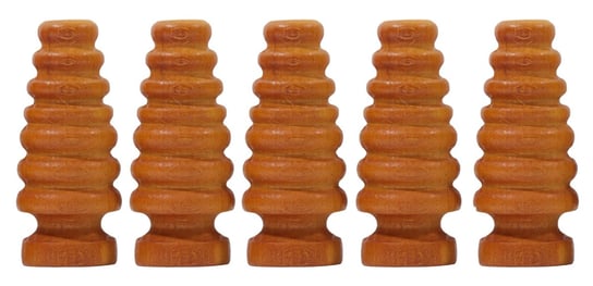 Drzewka drewniane EDUKACYJNE las Montessori zabawka 5 elementów pomarańczowe dla dzieci PEEWIT