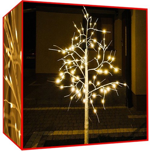 Drzewko LED Świecące Brzoza Lampki Świąteczne 180 cm Artemis