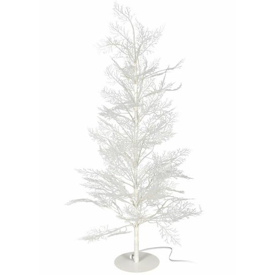 Drzewko świąteczne białe 88 led 120 cm H&S Decoration