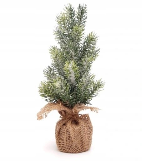 Drzewko Świąteczne Ozdoba Choinka W Jucie 30 Cm TopGift