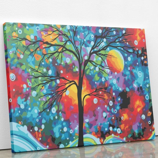 Drzewo wyobraźni - malowanie po numerach 30x40 cm ArtOnly