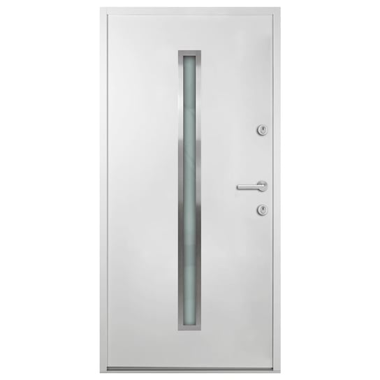 Drzwi frontowe aluminiowe białe 100x200 cm Inna marka