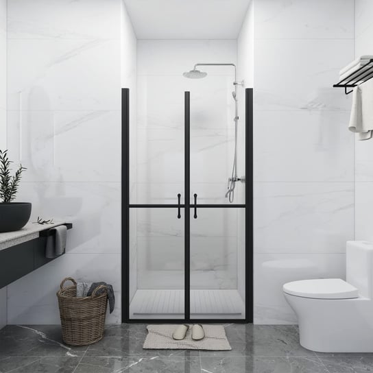 Drzwi prysznicowe, przezroczyste, ESG, (68-71)x190 cm vidaXL
